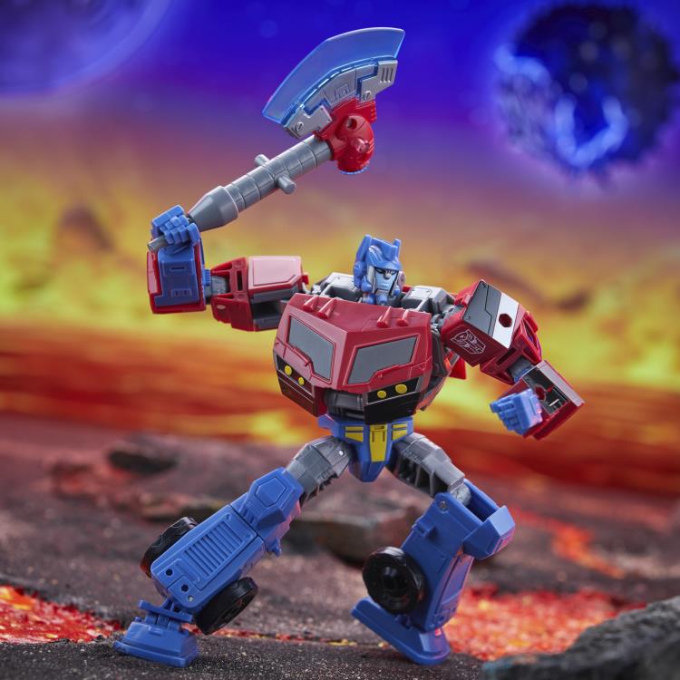 Transformers Generations Legacy United Voyager Class Animated Universe Optimus Prime Action Figure