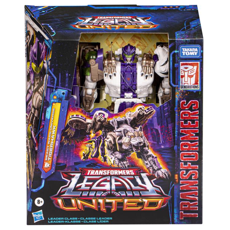Transformers Generations Legacy United Leader Class Beast Wars Universe Tigerhawk Action Figure