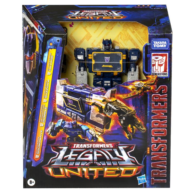 Transformers Generations Legacy United Leader Class G1 Universe Soundwave Action Figure