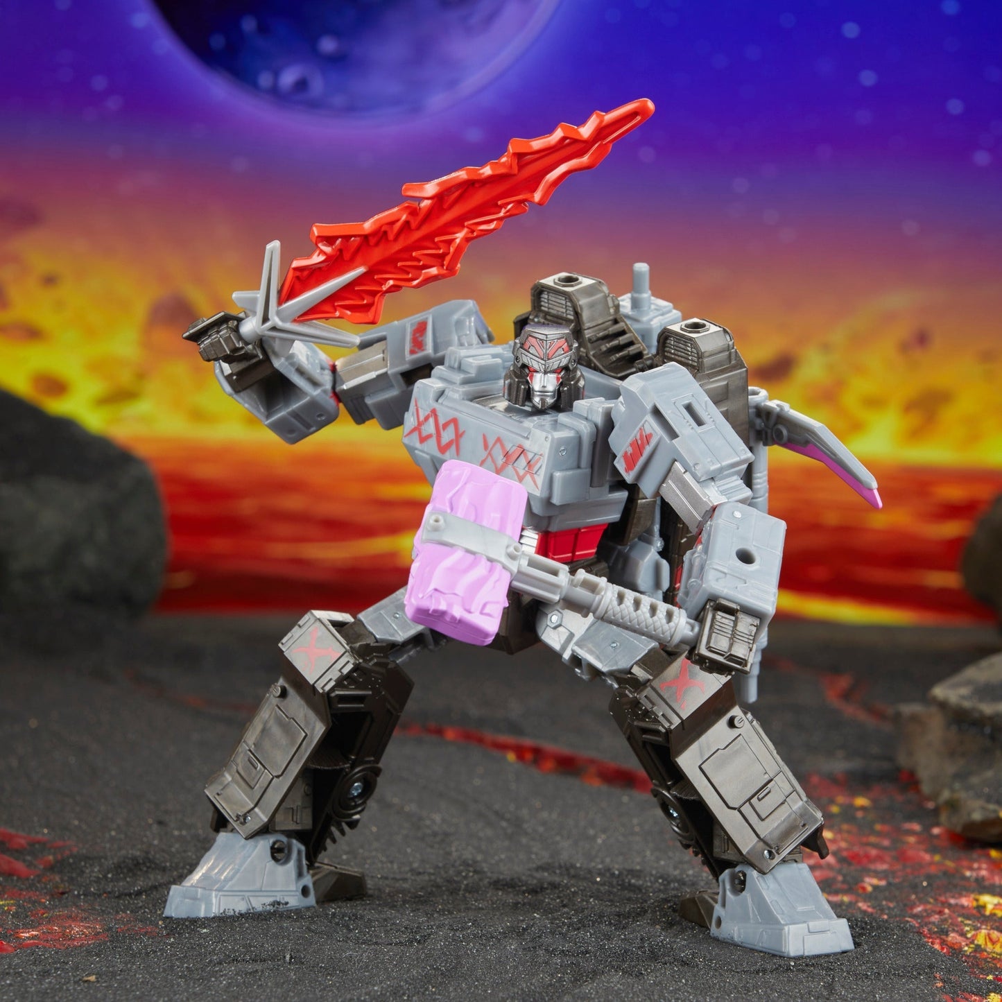 SDCC 2024 Transformers Generations Legacy United Voyager Class Fractured Friendship Action Figure Exclusive