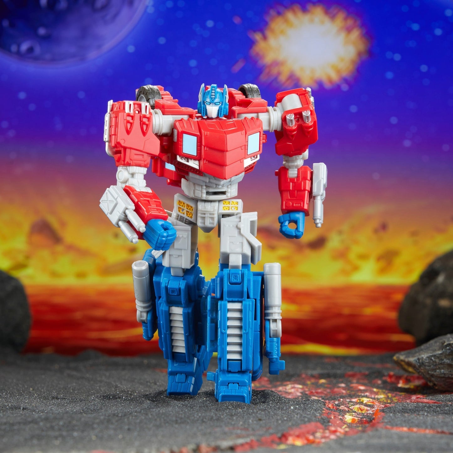 SDCC 2024 Transformers Generations Legacy United Voyager Class Fractured Friendship Action Figure Exclusive