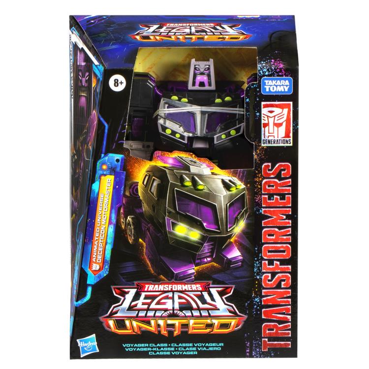 Transformers Generations Legacy United Voyager Class Animated Universe Decepticon Motormaster Action Figure