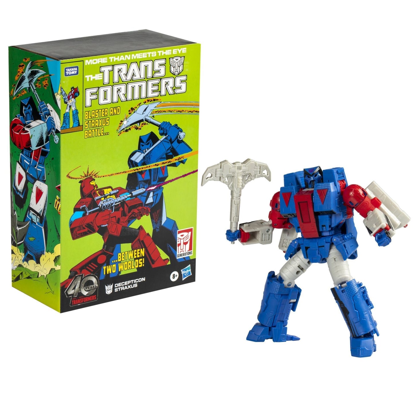 Transformers Generations Comic Edition Decepticon Straxus (40th Anniversary) Exclusive Action Figure