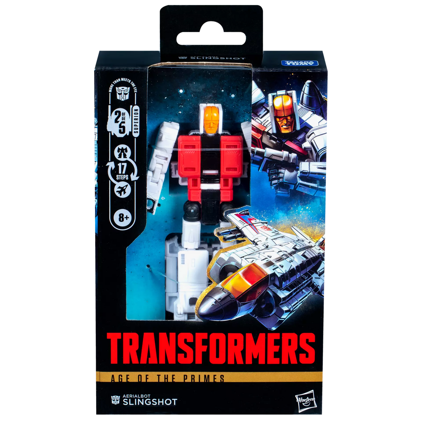 Transformers Age of the Primes Deluxe Class Aerialbot Slingshot Action Figure