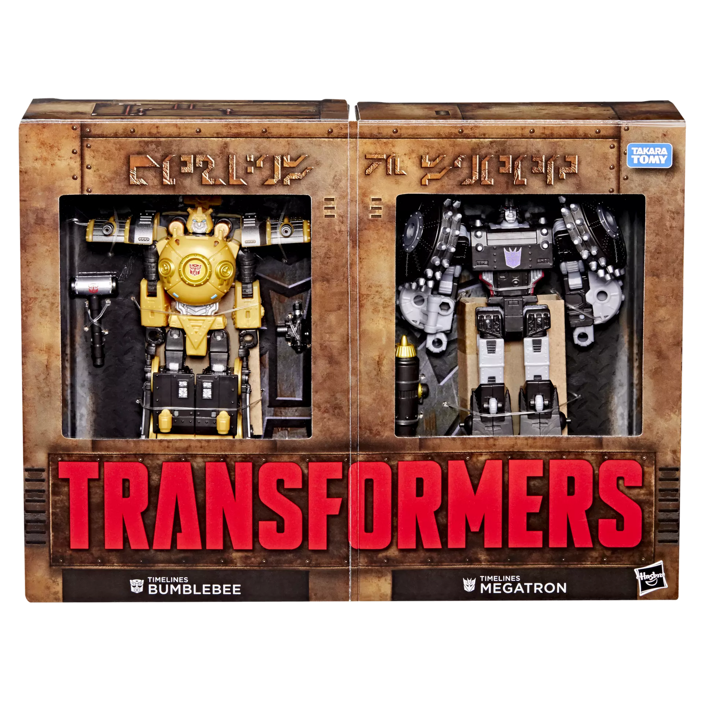 Transformers Hearts of Steel Timelines Comic Edition Megatron and Timelines Bumblebee Action Figure Exclusive