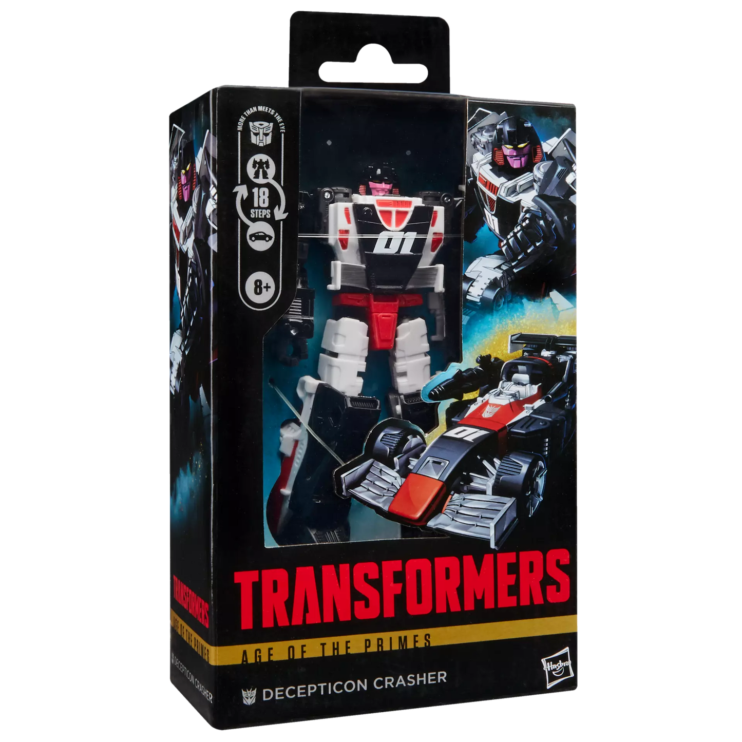Transformers Age of the Primes Deluxe Class Decepticon Crasher Action Figure
