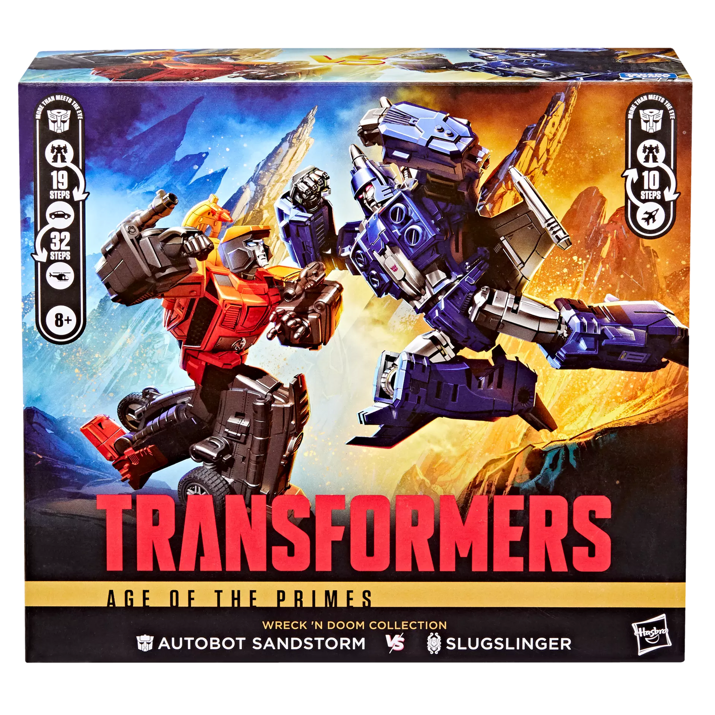 Transformers Age of the Primes Wreck 'N Doom Sandstorm and Slugslinger 2-Pack Action Figure