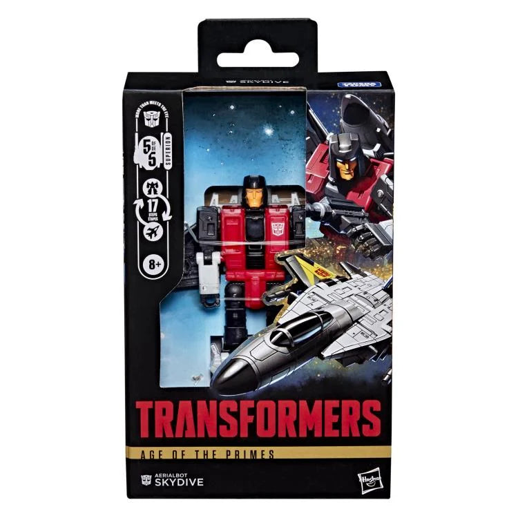 Transformers Generations Age of the Primes Deluxe Class Aerialbot Skydive Action Figure