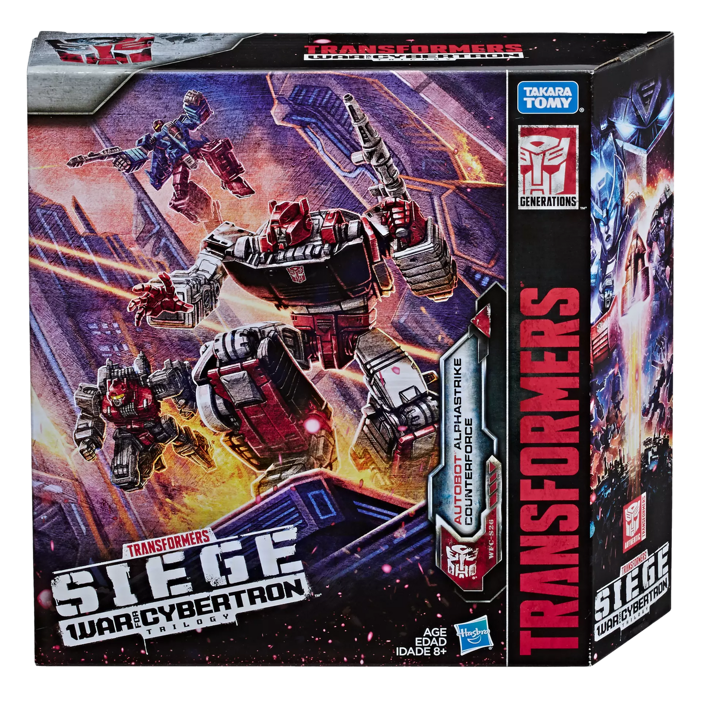 Transformers Generations War for Cybertron Siege Deluxe Autobot Alphastrike Counterforce 3 Pack (Slamdance, Trenchfoot, Raindance) Action Figure