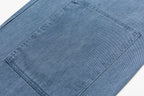 ME DA IGUAL Asymmetrical Snap Wide-Leg Cargo Jeans