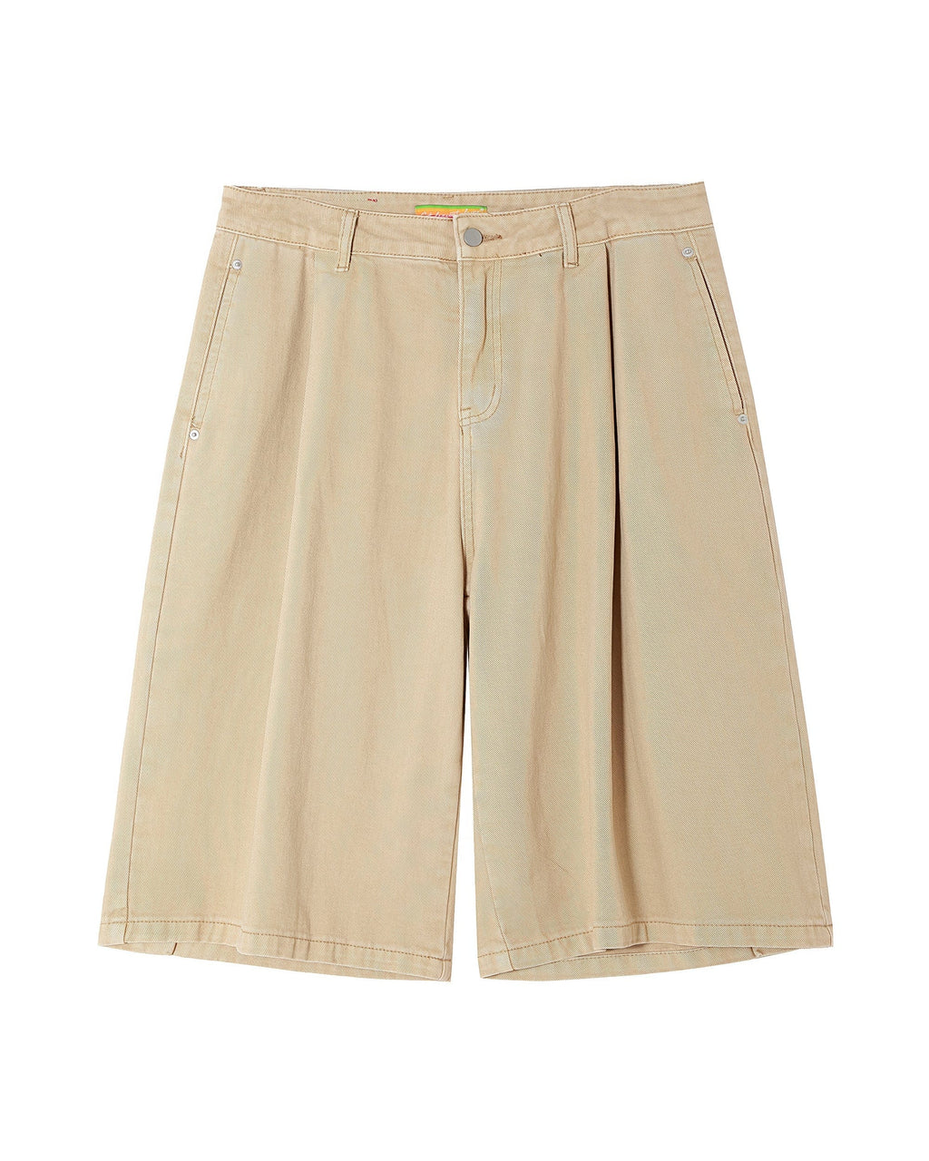 CLP Classic Rivet Pleated Oversized Shorts
