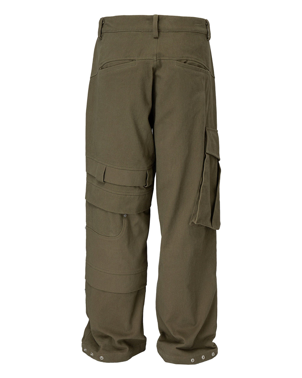 F2CE Asymmetrical Crinkled Cargo Pants