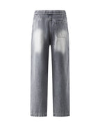 ORGANIC EMOTION Classic Washed Drawstring Jeans