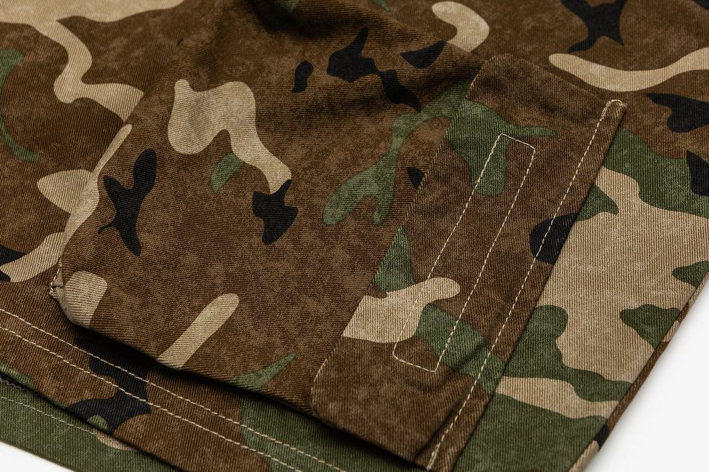 ME DA IGUAL Utility Camo Drawstring Shorts