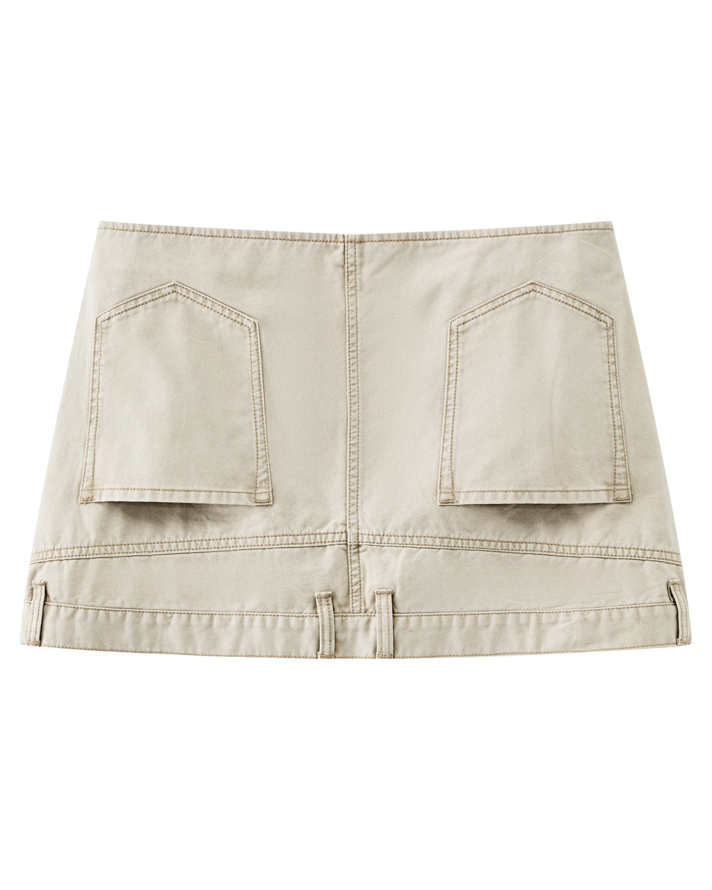 ORGANIC EMOTION Classic Washed Detachable Waist Cape Jeans