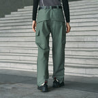 ENSHADOWER Waterproof Pleated Spliced Multi-pocket Pants
