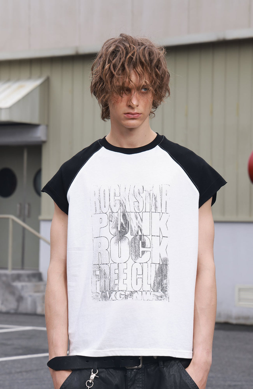 SAVAGEGROWTHWORLD Washed Rockstar Raglan T-Shirt