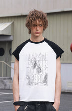 SAVAGEGROWTHWORLD Washed Rockstar Raglan T-Shirt