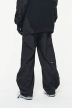 RELABEL Drawstring Pleated Wide-Leg Pants