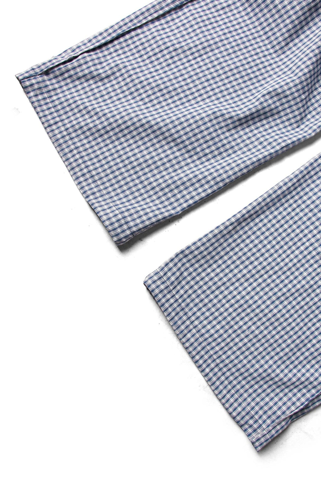 RELABEL Detachable Scarf Grid Pleated Pants
