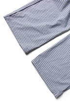RELABEL Detachable Scarf Grid Pleated Pants