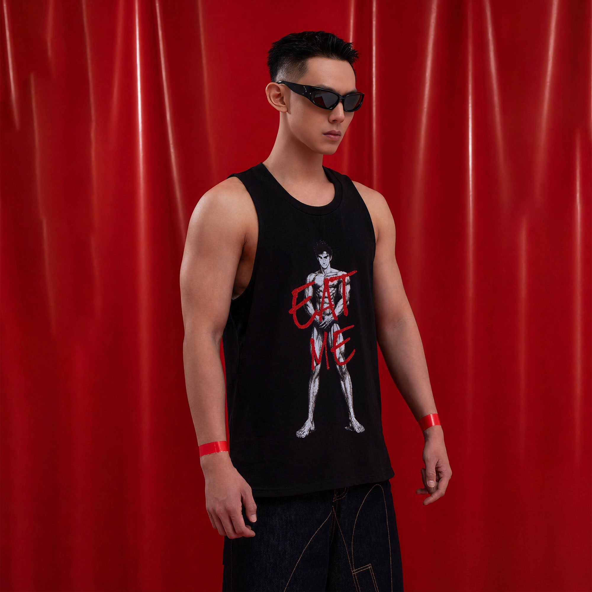 CLP Diamond Eat Me Graphic Tank Top
