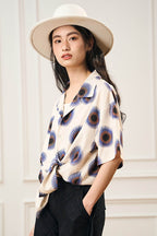 EPIC POETRY Radial Eye Cuban Half Shirt & Shirt