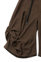 RELABEL Tencel-Acetate Ruched Oversized Shorts