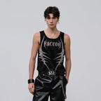 FACEONLAB Venom Diamond Punk Tank Black