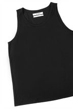 RELABEL Tencel Wool Hooded Ruched Tank Top