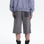 RICHILL Washed Patch Graphic Shorts