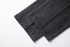 ERROR CODE ROBOT Middle Spliced Faded Jeans