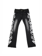 VINKID Peace Graphic Washed Jeans