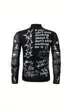 CLP Full-Print Graffiti Mesh Long-Sleeve Tee