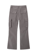 KREATE Liquid Metal Crinkled Flared Cargo