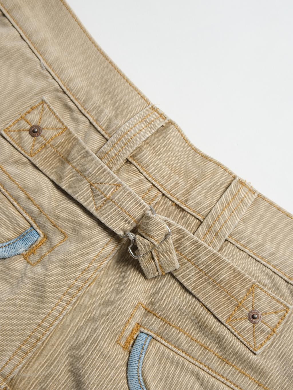 NEIGBORL Retro Washed Spliced Shorts