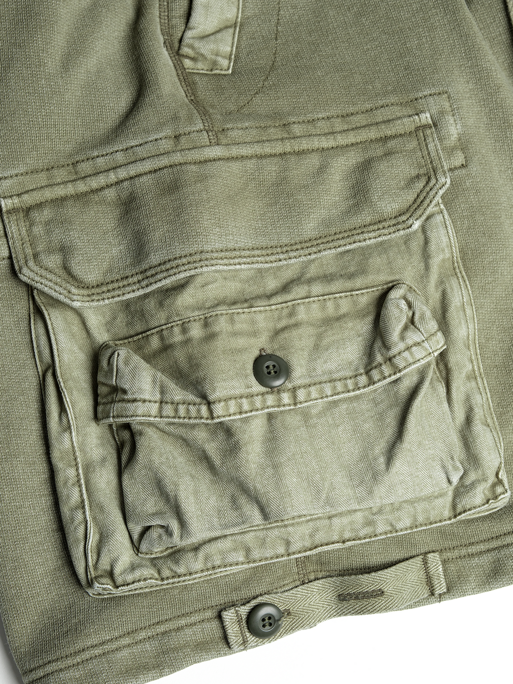 NEIGBORL Utility Multi-Pocket Drawstring Sweat Shorts