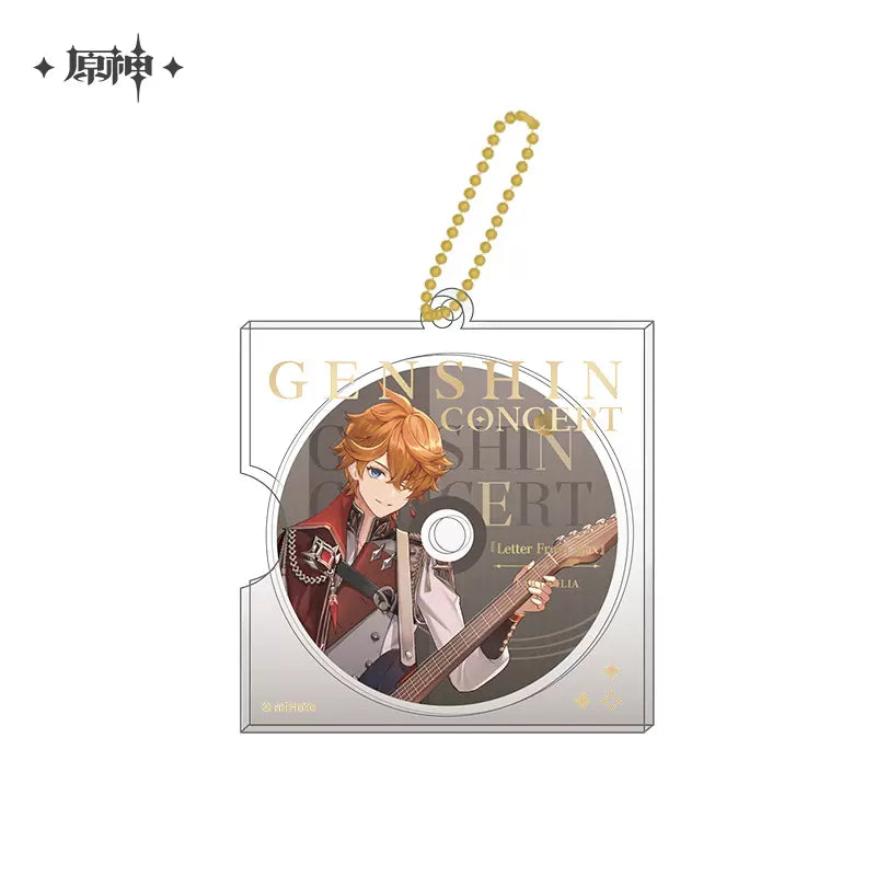 Genshin Impact Melodies of an Endless Journey CD-Style Acrylic Keychain - Tartaglia