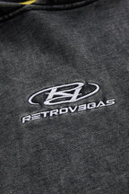 RTVG Washed Embroidered-Logo Hoodie