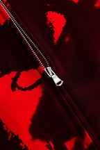 RTVG Calligraphy Full-Print Zip-Up Hoodie
