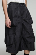 OPICLOTH Multi-Pocket Drawstring Cargo Shorts