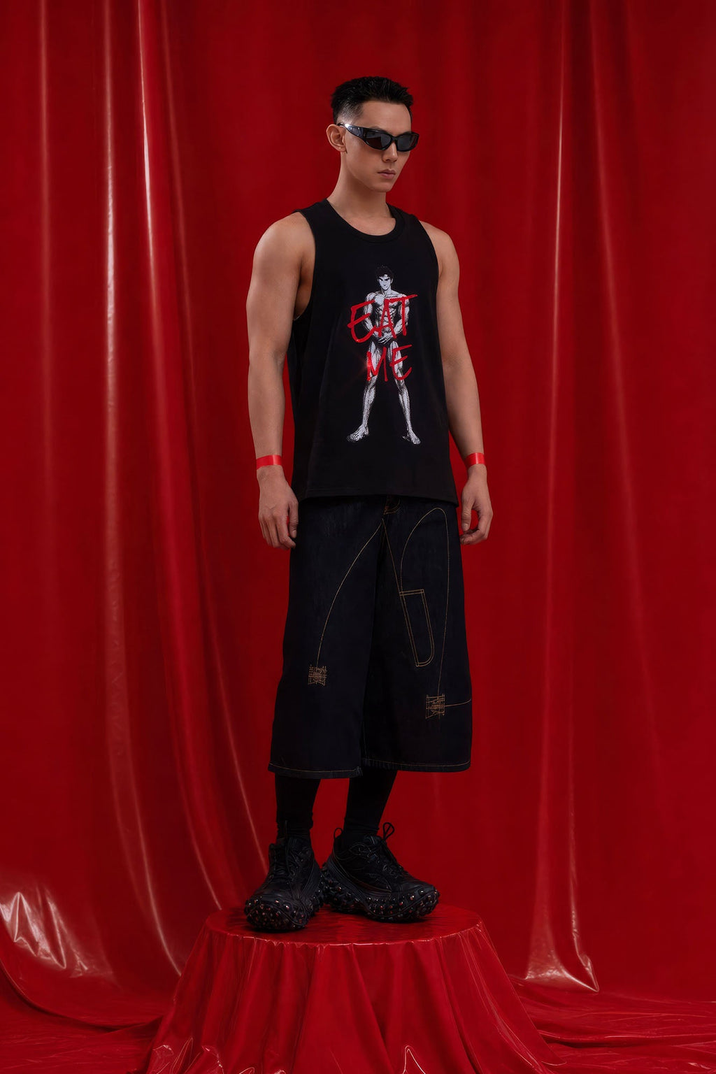 CLP Diamond Eat Me Graphic Tank Top