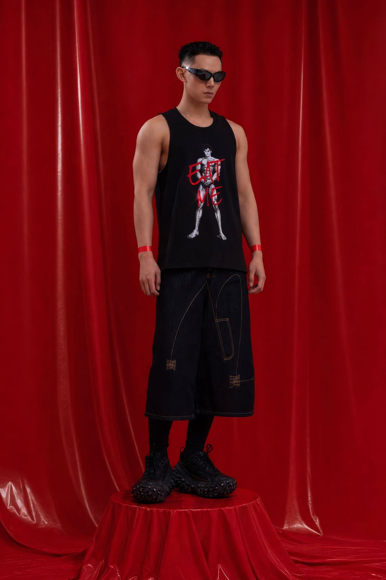 CLP Diamond Eat Me Graphic Tank Top
