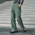 ENSHADOWER Waterproof Pleated Spliced Multi-pocket Pants