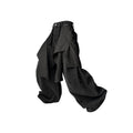 RELABEL Detachable Drape Drawstring Baggy Jeans Black