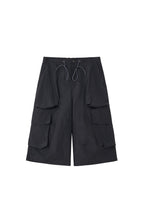 OPICLOTH Multi-Pocket Drawstring Cargo Shorts