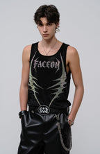 FACEONLAB Venom Diamond Punk Tank Black