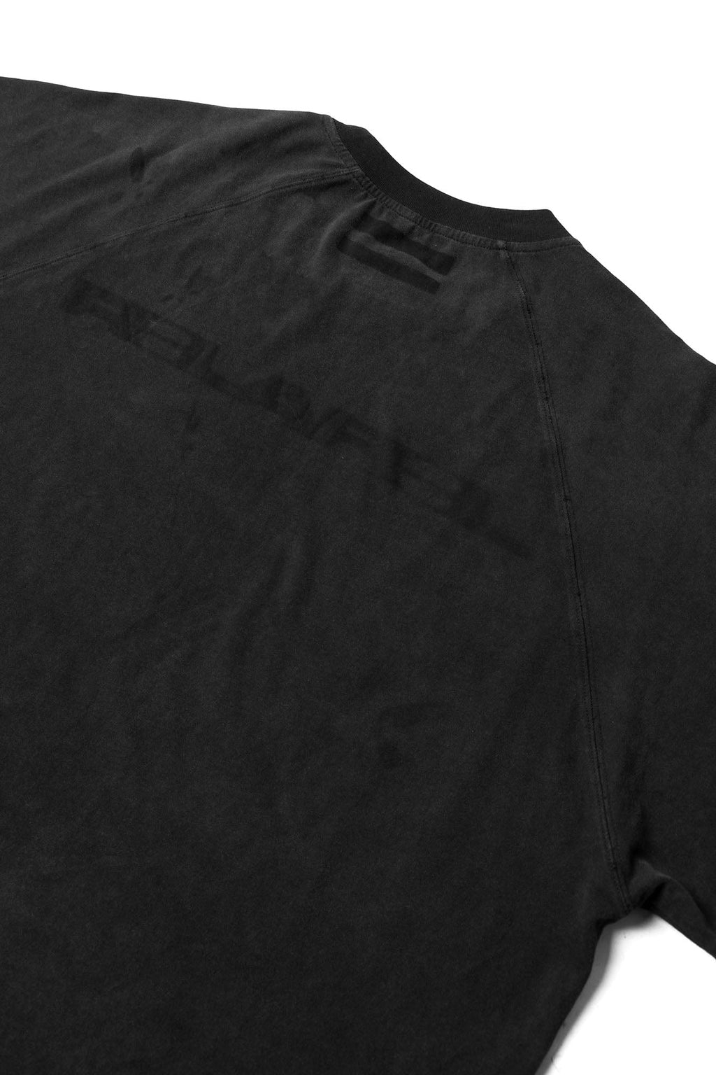 RELABEL Slogan Washed Spliced Raglan T-Shirt