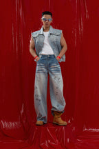 CLP Washed Graffiti Jeans