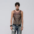FACEONLAB Venom Diamond Punk Tank Leopard